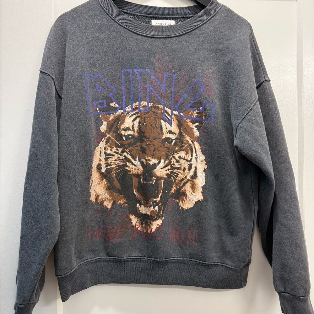 Anine Bing Charcoal Sweatshirt